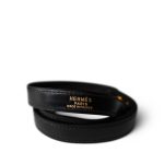 Kelly Sellier 32 Black Box Calfskin Gold Plated (U) Stamp - Image 2
