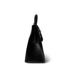 Kelly Sellier 32 Black Box Calfskin Gold Plated (U) Stamp - Image 8