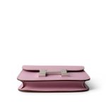 Constance Slim Wallet Mauve Sylvestre Palladium Plated U Stamp - Image 5
