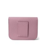 Constance Slim Wallet Mauve Sylvestre Palladium Plated U Stamp - Image 3