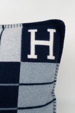 Hermes Wool Cashmere Avalon III Pillow PM Ecru Caban - Image 6
