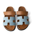 Chypre Sandals Bleu Clair / Naturel (Size 38)