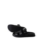 Chypre Sandals Black Calfskin Size 38.5 / 8 - Image 4