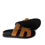 Chypre Sandals Black Naturel Gold Suede (Size 36) - Image 4