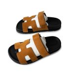 Chypre Sandals Black Naturel Gold Suede (Size 36) - Image 6