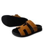 Chypre Sandals Black Naturel Gold Suede (Size 36) - Image 2