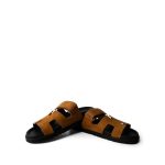 Chypre Gold Suede Sandals (Size 37 / 7 US) - Image 2