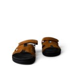 Chypre Gold Suede Sandals (Size 37 / 7 US) - Image 5
