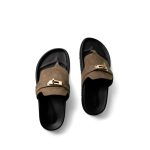 Suede Goatskin Empire Sandals Vert Toundra (size 8.5) - Image 2