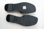 Hermès Box Calfskin Oran Sandals Black - Image 4