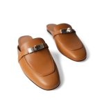 Gold Oz Mule Sandals w/ Palladium Plated Hardware - Image 2