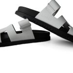 White Chypre Sandals 38.5 / 7.5 US - Image 8