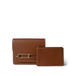 Roulis Slim Wallet / Belt Bag Gold Evercolor Gold Plated B Stamp