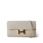 Hermes Constance To Go Wallet Craie Gold Plated B Stamp