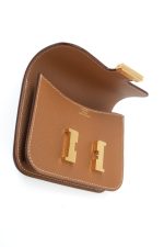  Hermès Gold Veau Epsom Constance Slim Wallet - Image 8