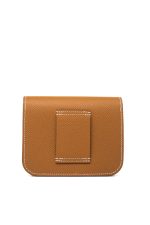  Hermès Gold Veau Epsom Constance Slim Wallet - Image 2