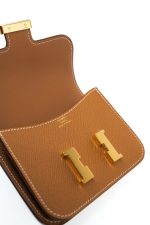  Hermès Gold Veau Epsom Constance Slim Wallet - Image 5