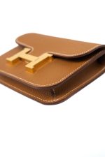  Hermès Gold Veau Epsom Constance Slim Wallet - Image 7