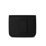 Black Epsom Constance Slim Wallet Palladium Hardware - Image 12