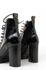 Louis Vuitton Patent Calfskin Monogram Star Trail Ankle Boots Black - Image 16