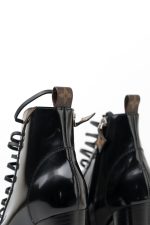 Louis Vuitton Patent Calfskin Monogram Star Trail Ankle Boots Black - Image 11
