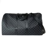 Louis Vuitton Keepall 55 Bandouliere in Damier Graphite Canvas - Image 3