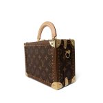 Louis Vuitton Monogram Coated Canvas Petite Valise Top Handle Trunk Bag - Image 3