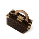 Louis Vuitton Monogram Coated Canvas Petite Valise Top Handle Trunk Bag - Image 13