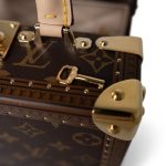 Louis Vuitton Monogram Coated Canvas Petite Valise Top Handle Trunk Bag - Image 17