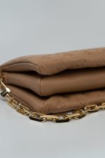 Louis Vuitton Monogram Coussin PM Camel Lambskin Embossed - Image 18