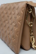 Louis Vuitton Monogram Coussin PM Camel Lambskin Embossed - Image 16
