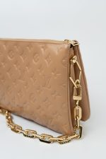 Louis Vuitton Monogram Coussin PM Camel Lambskin Embossed - Image 21