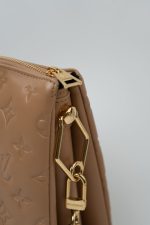 Louis Vuitton Monogram Coussin PM Camel Lambskin Embossed - Image 11