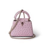 Louis Vuitton Capucines Nano Exotic Ostrich Pink