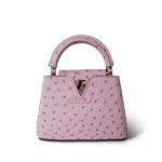 Louis Vuitton Capucines Nano Exotic Ostrich Pink - Image 3
