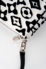 Tufted Monogram X UF Pochette Accessories Black White - Image 2