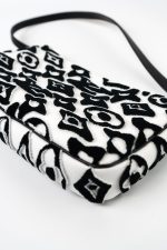 Tufted Monogram X UF Pochette Accessories Black White - Image 5