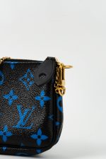 Louis Vuitton Black & Blue Monogram Canvas Mini Pochette - Image 4