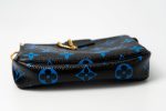 Louis Vuitton Black & Blue Monogram Canvas Mini Pochette - Image 3