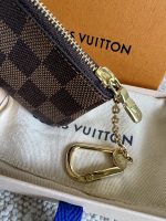 Louis Vuitton  Damier Ebene Zipped Coin Purse - Image 4