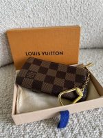 Louis Vuitton  Damier Ebene Zipped Coin Purse