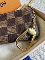 Louis Vuitton  Damier Ebene Zipped Coin Purse - Image 3