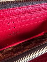 Louis Vuitton Clemence Damier Ebene Zipped Wallet - Image 10