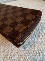 Louis Vuitton Clemence Damier Ebene Zipped Wallet - Image 5