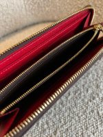 Louis Vuitton Clemence Damier Ebene Zipped Wallet - Image 11