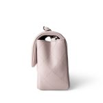 21B Lilac Lambskin Quilted Mini Rectangular Flap Silver Hardware - Image 2