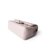 21B Lilac Lambskin Quilted Mini Rectangular Flap Silver Hardware - Image 6