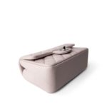 21B Lilac Lambskin Quilted Mini Rectangular Flap Silver Hardware - Image 8
