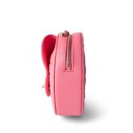 22S Pink Lambskin Quilted Large Heart Bag Light Gold Hardware - Image 3