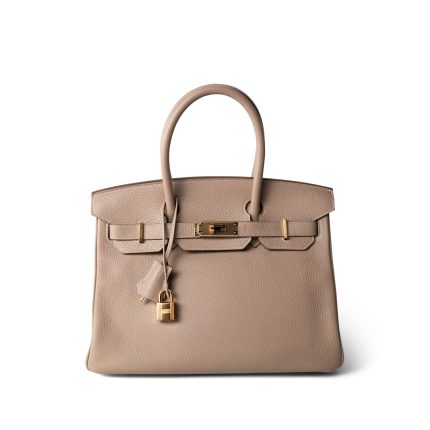 Birkin 30 Argile Togo Gold Plated Z Stamp